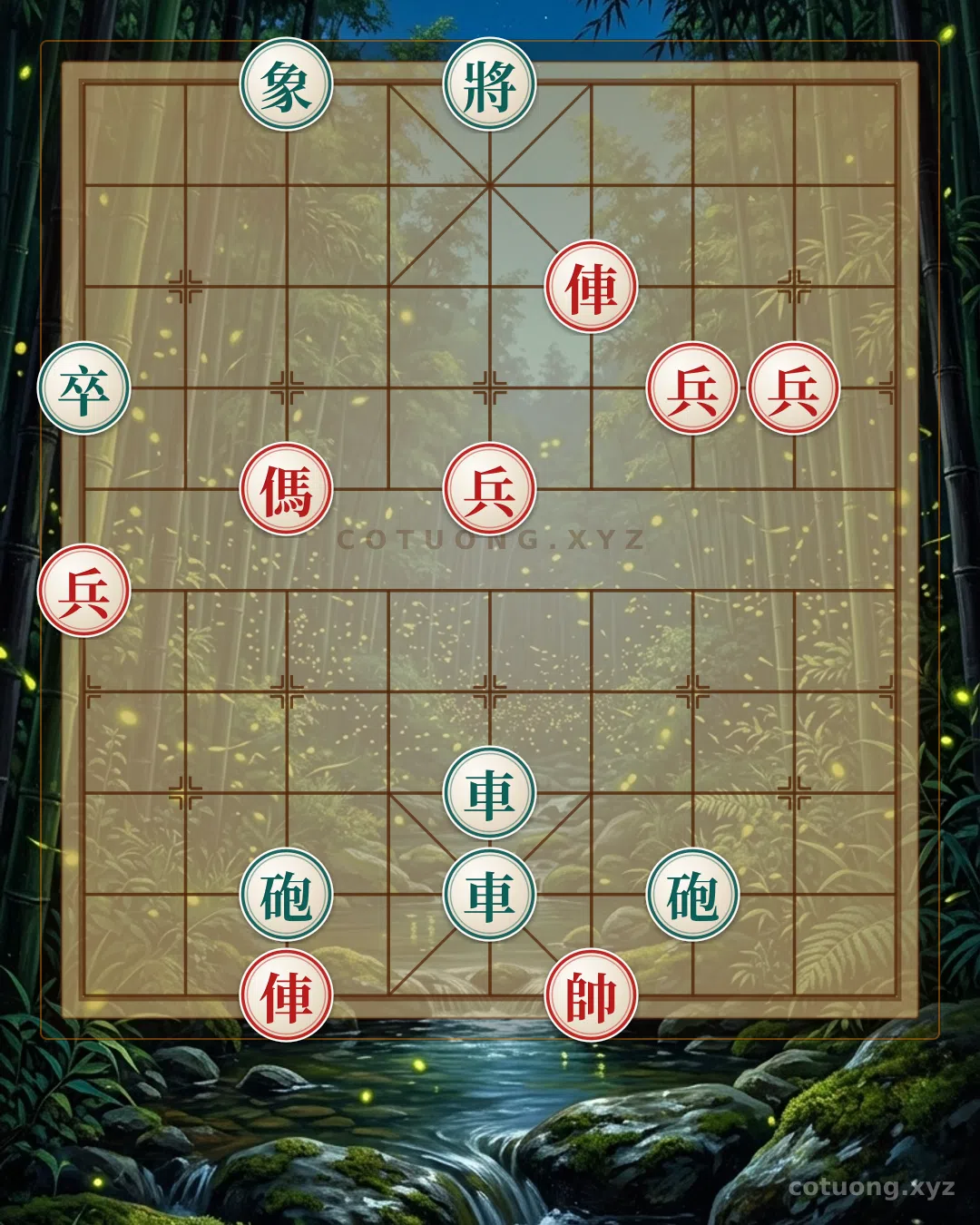 Thế cờ: Defensive Tips When Facing Double Horses in Xiangqi: Black's Tactics in a Classic Formation — Cờ Tướng Online