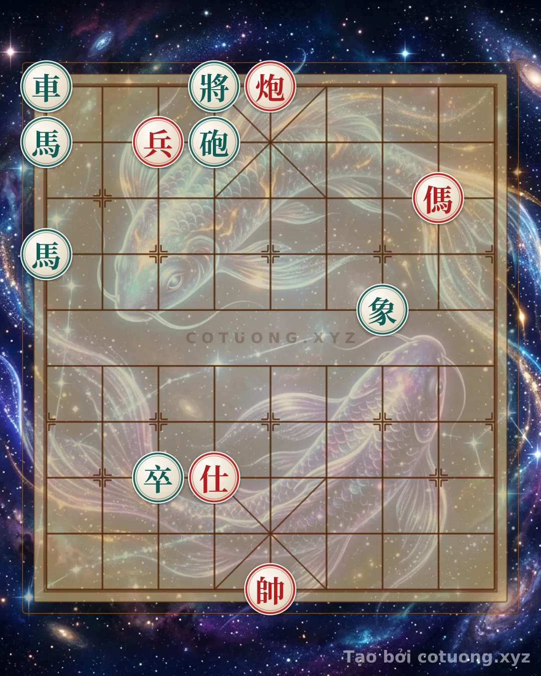 Thế cờ: **Red First Move: The Super Difficult Defense of the Black Chariot Becomes a Fiery Counterattack** — Cờ Tướng Online