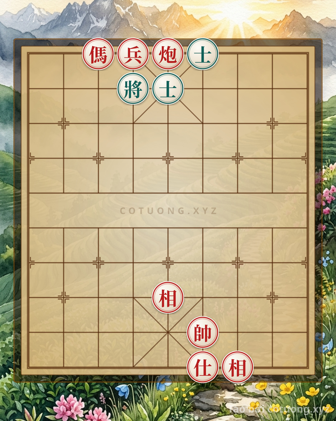 Thế cờ: The Secret of the Chessboard: The Open Door to Victory — Cờ Tướng Online
