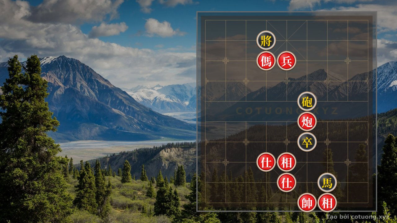 Thế cờ: The Mystical Checkmate: How the Red Rook Horse Can Defeat the Black General in Just a Few Moves? — Cờ Tướng Online