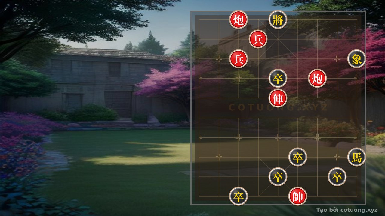 Thế cờ: Xiangqi Classic Formation: Red Cannon Trapped - Brutal Tactics for the Red Side — Cờ Tướng Online