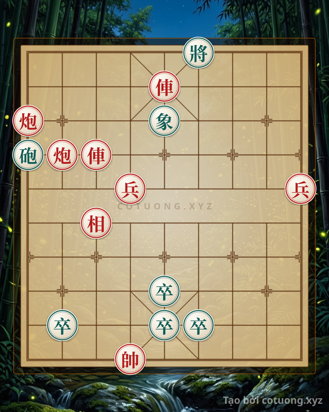 Challenge: Red General's Breakthrough: Chariot Directly Attacks File 7, Cannon 'Empty' File 9 - Strategy to Defeat the Black General - Can you solve it?