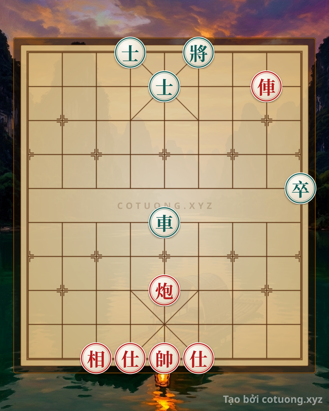 Challenge: Subtle Trap: Red Chariot on 9th Rank Attacks Black Chariot on 5th Rank - Deadly Xiangqi Tactics - Can you solve it?