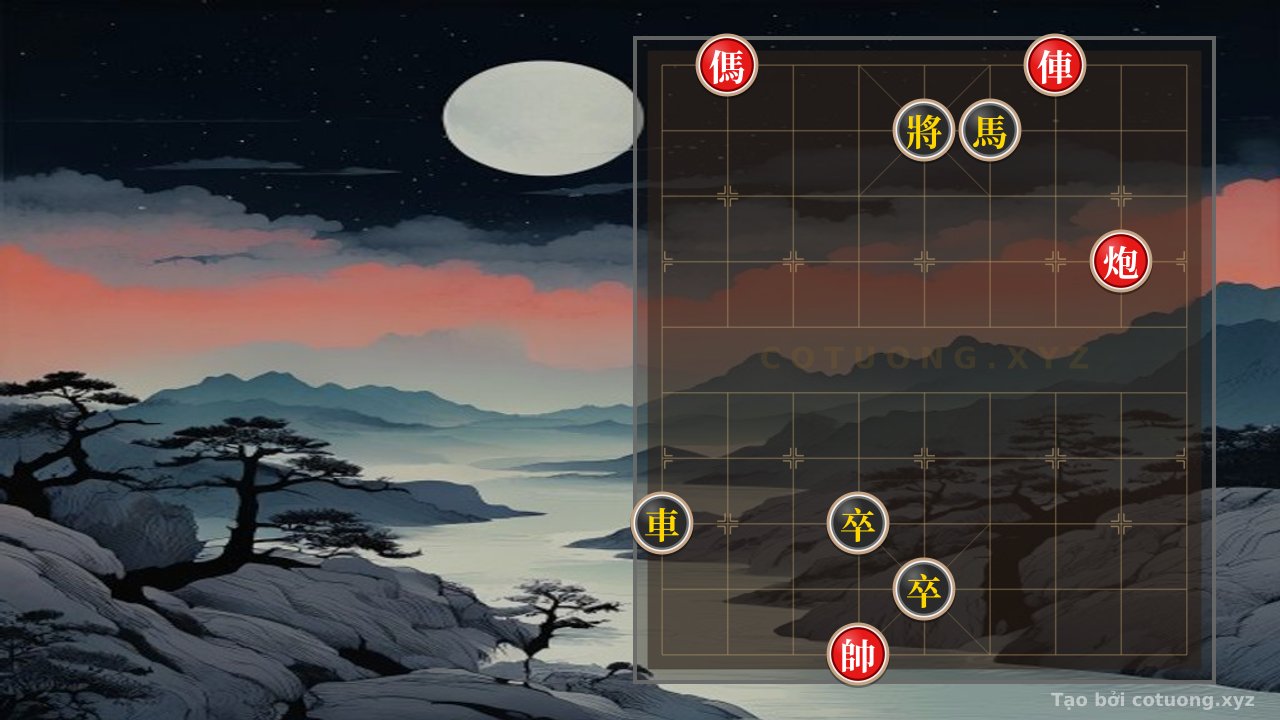 Thế cờ: The Empty Cannon Cannon: A Strategy to Defeat the Black General in 5 Moves — Cờ Tướng Online