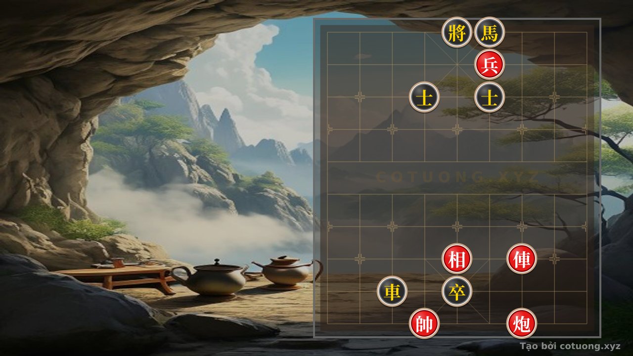 Thế cờ: Classic Trap Reversal: How Red Counters the Black Horse's Powerful Checkmate — Cờ Tướng Online