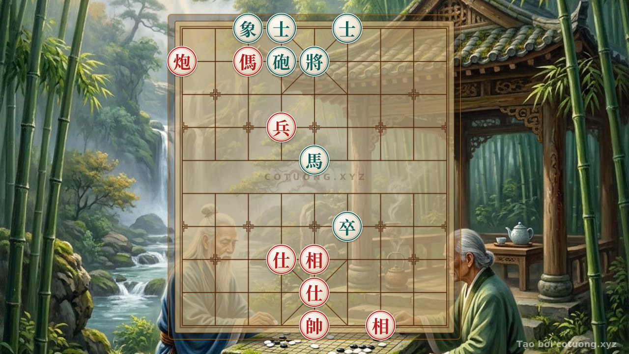 Thế cờ: The Trap of the Nearby General - Optimizing the Xiangqi Battlefield — Cờ Tướng Online