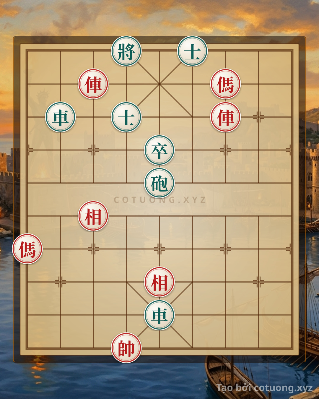 Challenge: Secret Opening: Red Rook at 7-9 and Red Horse at 3-9 - Minimalist Strategy - Can you solve it?