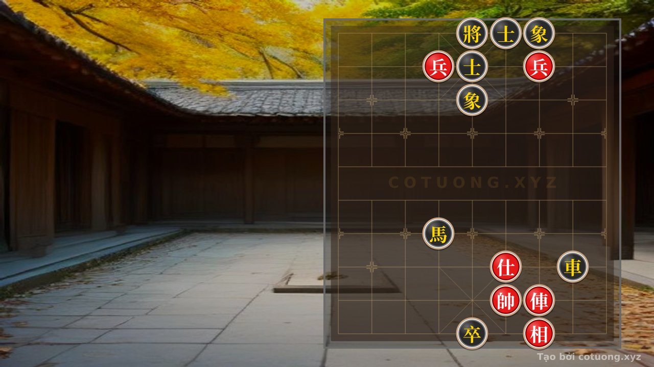 Thế cờ: Super Difficult Xiangqi Formation: Double Horse Attacking Chariot - Advanced Tactical Secrets — Cờ Tướng Online