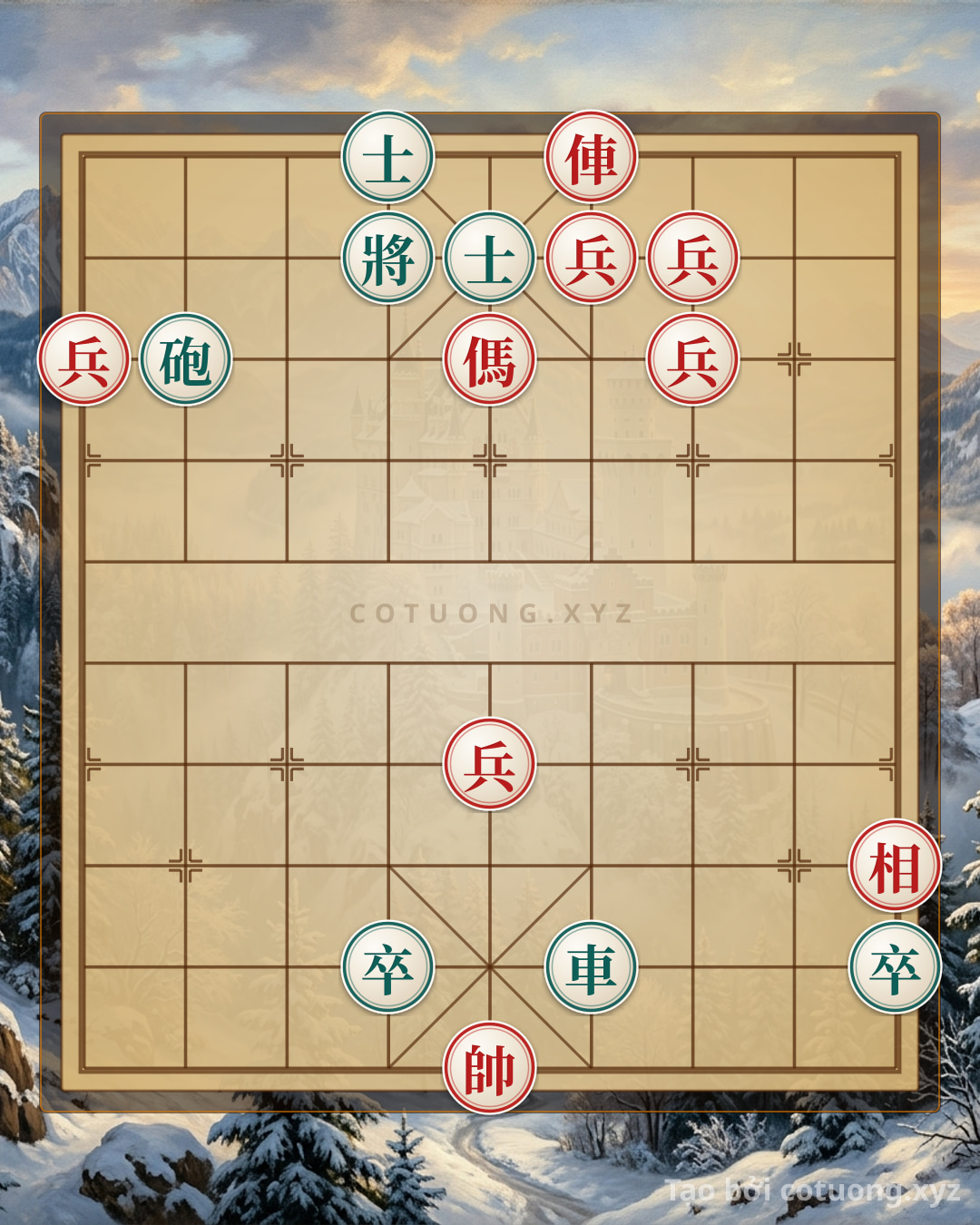 Challenge: Red General in Peril: Rook Exposed, Black Advisor Saves the Day in a Fierce Battle - Can you solve it?