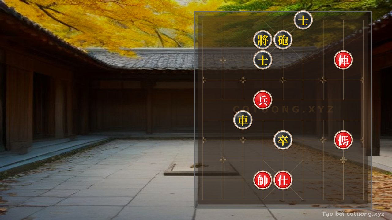 Thế cờ: Xiangqi: Red's Strategic Advantage in the Double Horse Face-to-Face Formation — Cờ Tướng Online