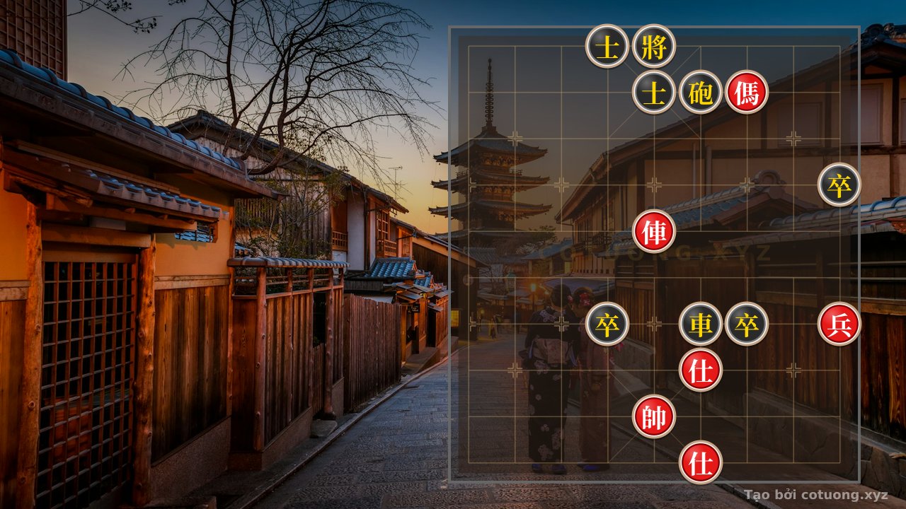 Thế cờ: The Secret to Countering the Red Chariot's Threat: How Black Takes Control of the Board When the Red Chariot Attacks — Cờ Tướng Online