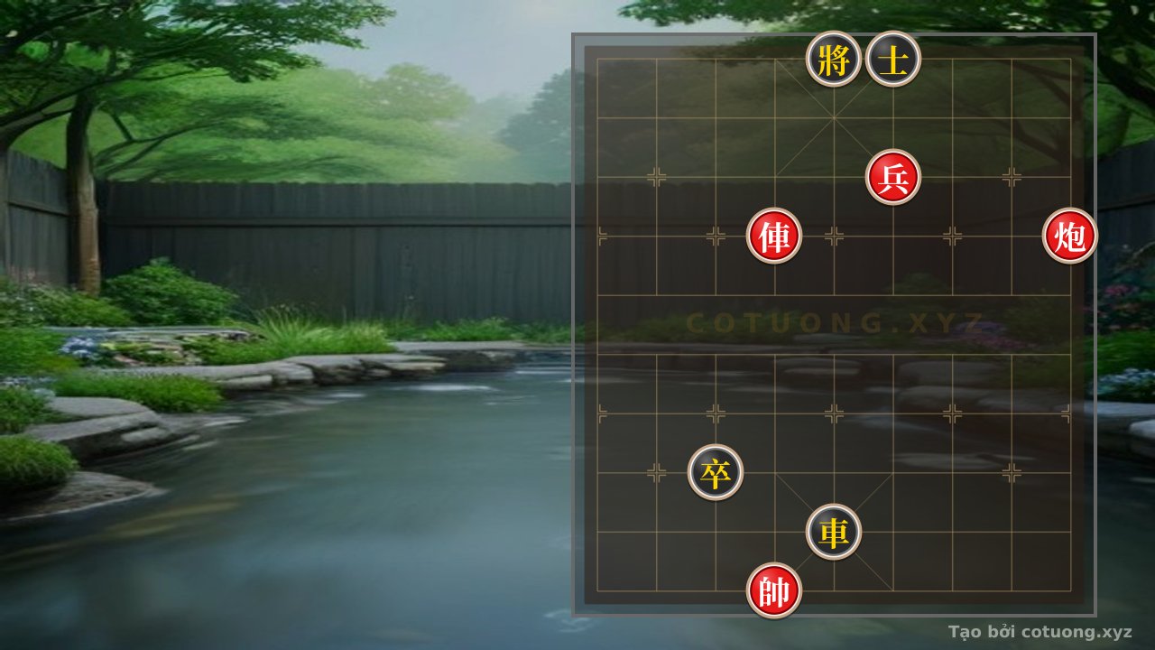 Thế cờ: The Hidden Trick: When the Black General Exposes, Red Seizes the Counterattack Opportunity! — Cờ Tướng Online