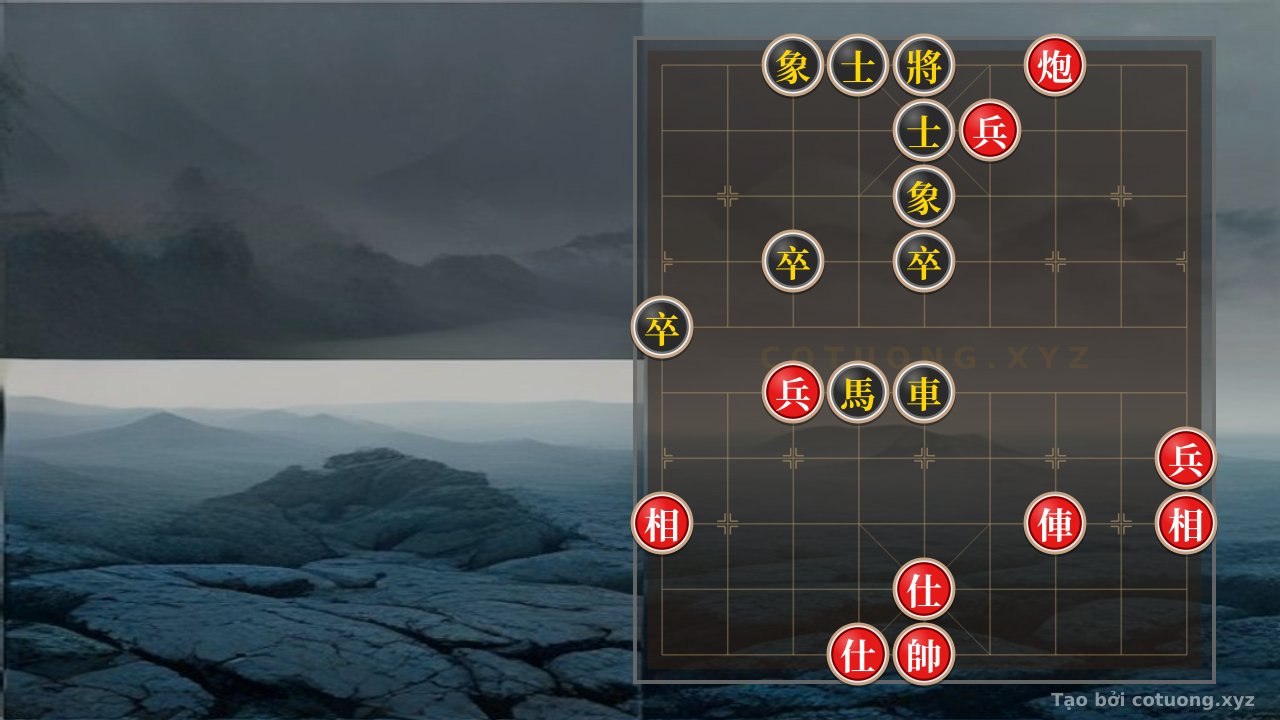 Thế cờ: The Hidden Secrets of Jianghu Chess: The Battle of Red's Chariot-Cannon Three Pawns vs. Black's Horse-Chariot Three Pawns - When the Killing Move Meets the Legendary Counterattack — Cờ Tướng Online