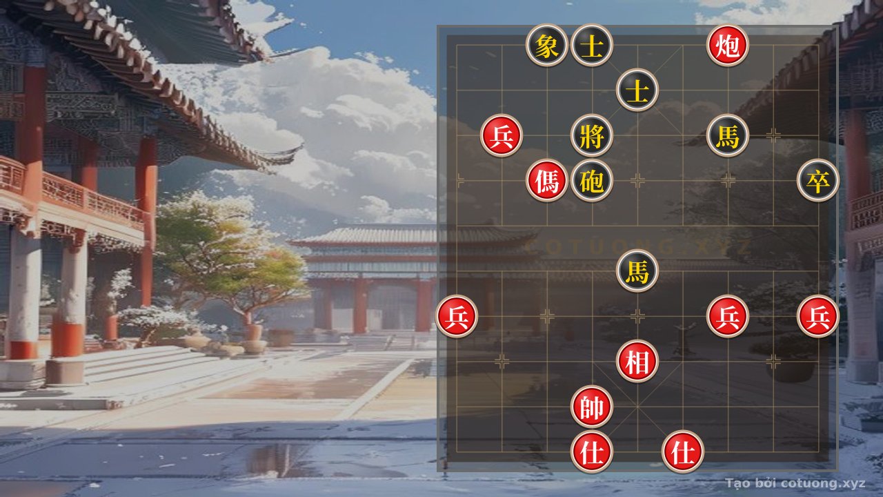 Thế cờ: Xiangqi: The Secret to Breaking the Double Horse Defense, Locking the Red Cannon — Cờ Tướng Online