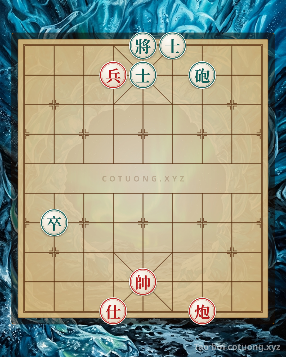 Challenge: Xiangqi: Mastering the Endgame with Black's General on 5th Rank and Red's Cannon on 3rd Rank - Winning in 3 Moves - Can you solve it?