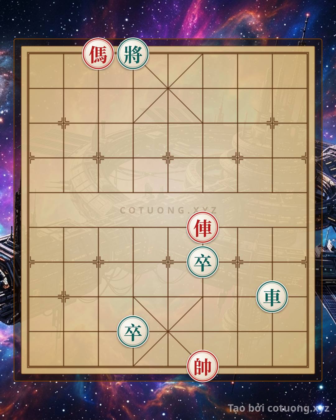 Challenge: Xiangqi Super Difficult: Red Breaks Black's Defense System in 5 Moves - Can you solve it?