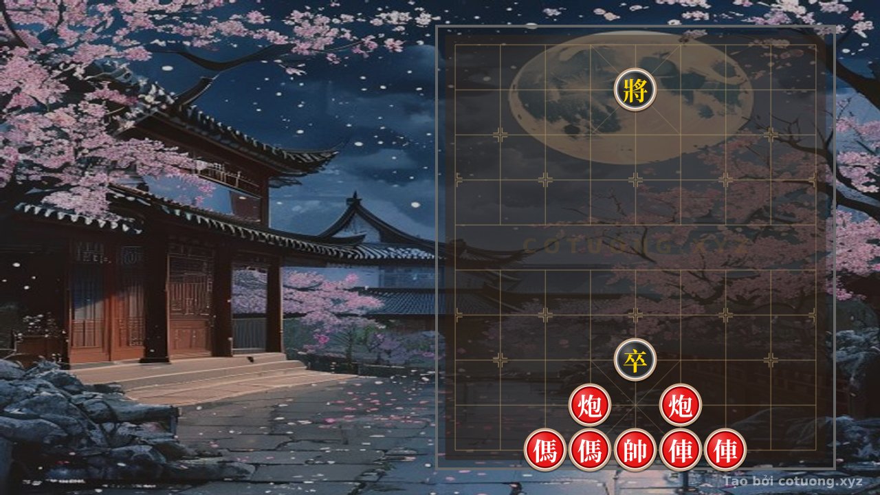 Thế cờ: Breaking the Formation: Red's Counterattack Strategy in the Double Cannon Formation — Cờ Tướng Online