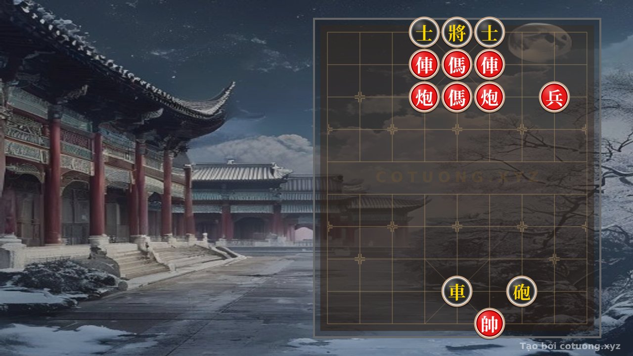 Thế cờ: The Art of Defense: Analyzing the Xiangqi Formation with Rook and Cannon — Cờ Tướng Online