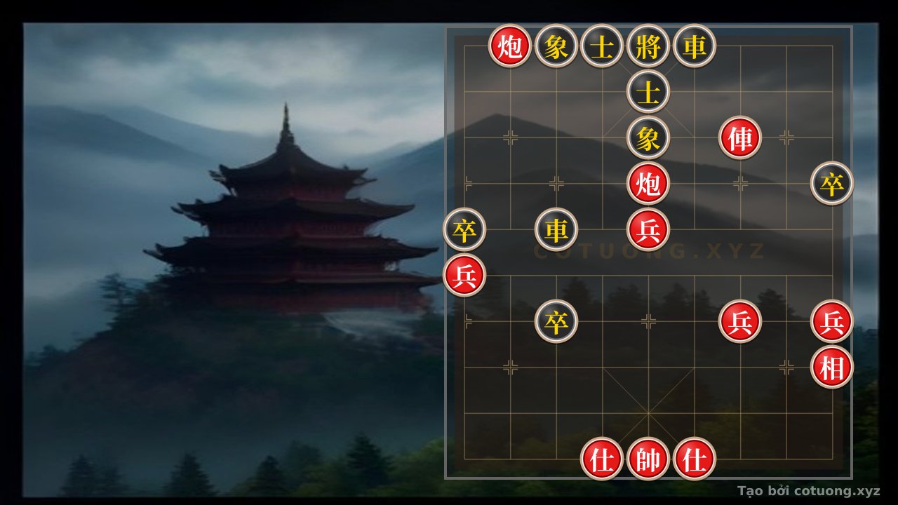 Thế cờ: Red Cannon on File 8, Rank 10: The 'Ambush' Strategy in Xiangqi — Cờ Tướng Online