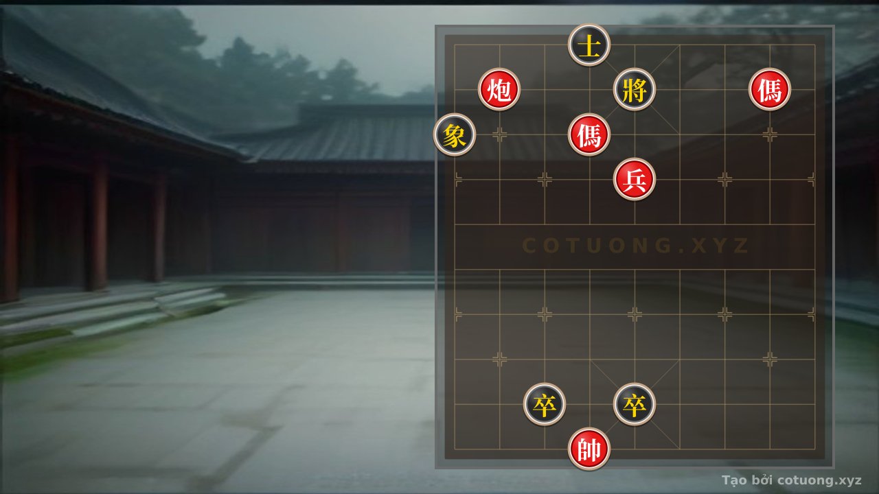 Thế cờ: Defensive Counterattack Tactics in the Double Black Horses vs. Red Cannon Formation — Cờ Tướng Online