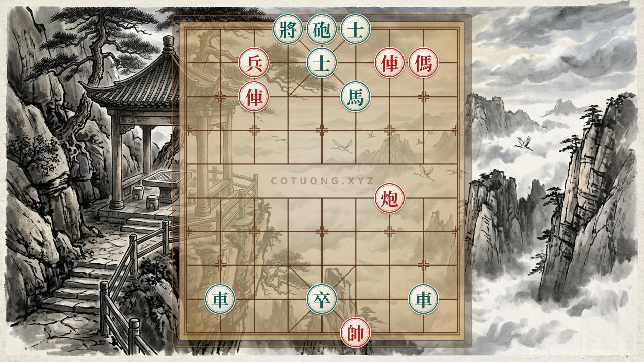 Thế cờ: Red General vs Black: 