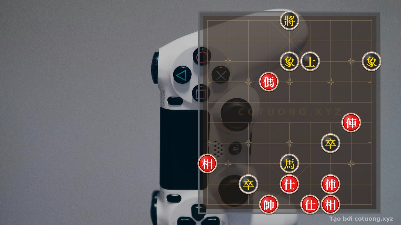 Thế cờ: Red General: Tactical Counterplay When Black Defends with Strong Pieces — Cờ Tướng Online