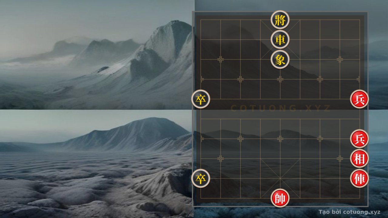 Thế cờ: Masterstroke: Red Rook and Cannon Crush Black's Elephant in an Instant — Cờ Tướng Online