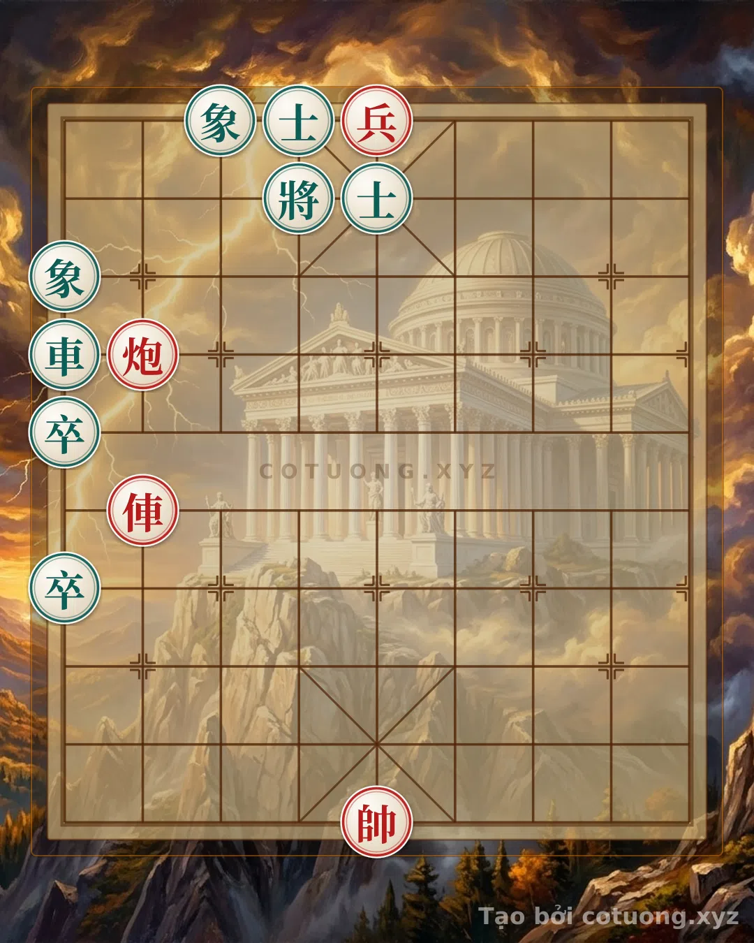 Thế cờ: The 'Chariot Thrust' Trap in Xiangqi: The Red's Secret When the Cannon is Exposed at 8/7 — Cờ Tướng Online