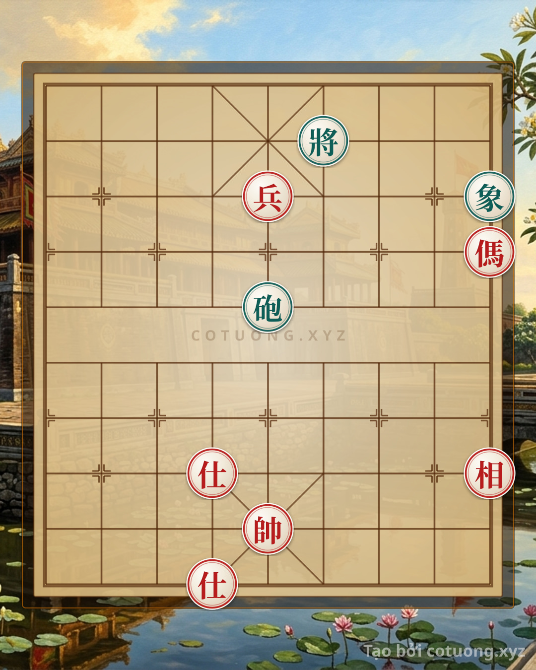 Challenge: Mastering Endgame Tactics: Horse Pinning 2 Advisors and Elephants vs. Cannon Elephant - Winning Strategies in Critical Positions - Can you solve it?