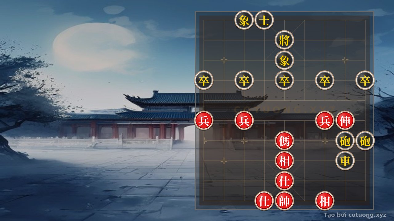 Thế cờ: Chess Tactics Insight: Black's Defense Against Red's Offensive in the 32-Move Opening — Cờ Tướng Online