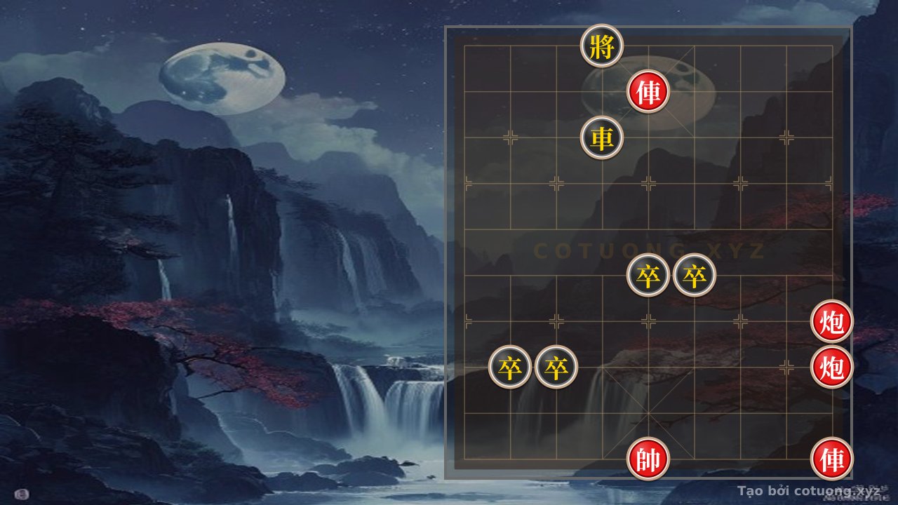 Thế cờ: Xiangqi: The Red Chariot's Sudden Strike on File 5 Rank 9 - Tactical Insights from the Battle of Blood and Jade — Cờ Tướng Online