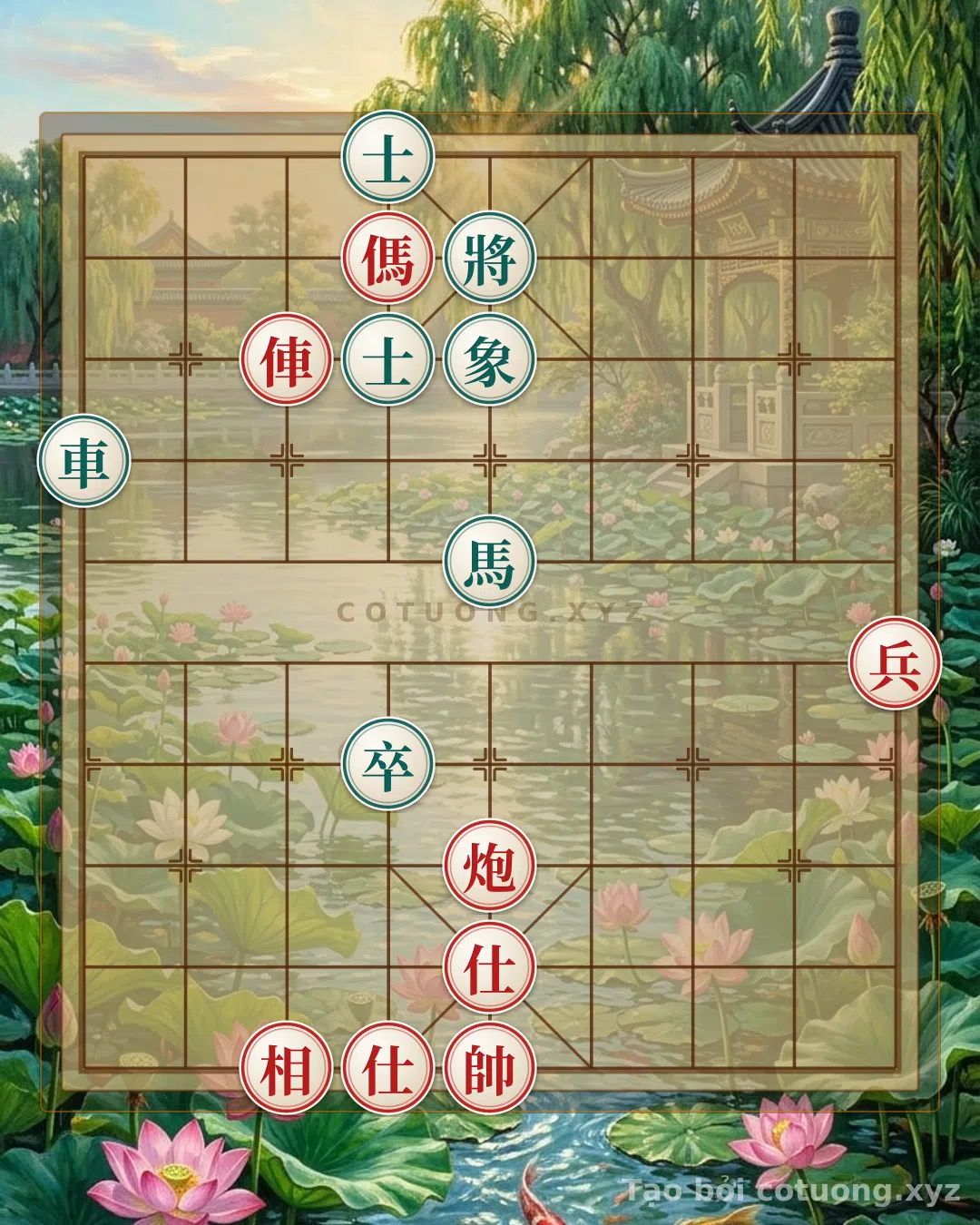 Thế cờ: Mastering the Classic Endgame: Rook Cannon Horse Checkmate vs. Rook Horse Checkmate in 7 Moves — Cờ Tướng Online