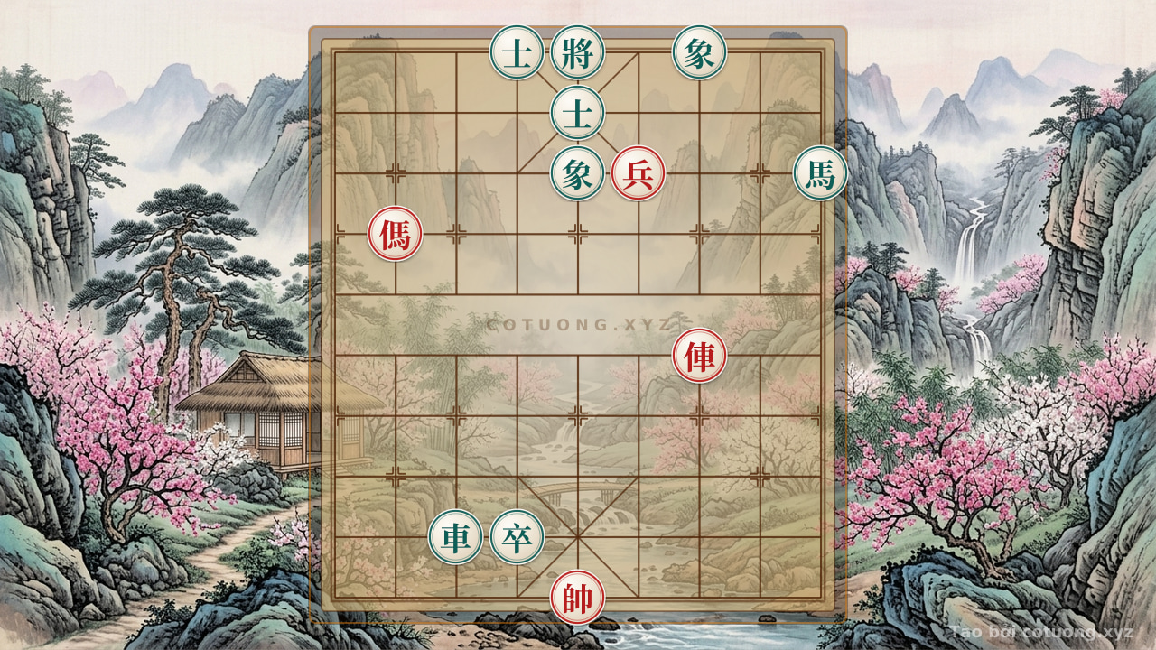 Thế cờ: The 'Double Horse Trap' Formation - How Does Red Respond? — Cờ Tướng Online