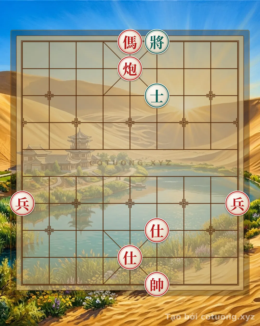 Challenge: Red Horse's First Move: Psychological Breakthrough Strategy Against the Black General - Can you solve it?