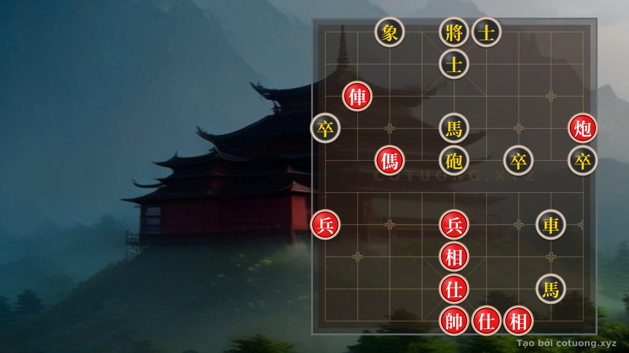 Thế cờ: Xiangqi: The Secret to Defending Against the Red's 'Holy' Rook — Cờ Tướng Online