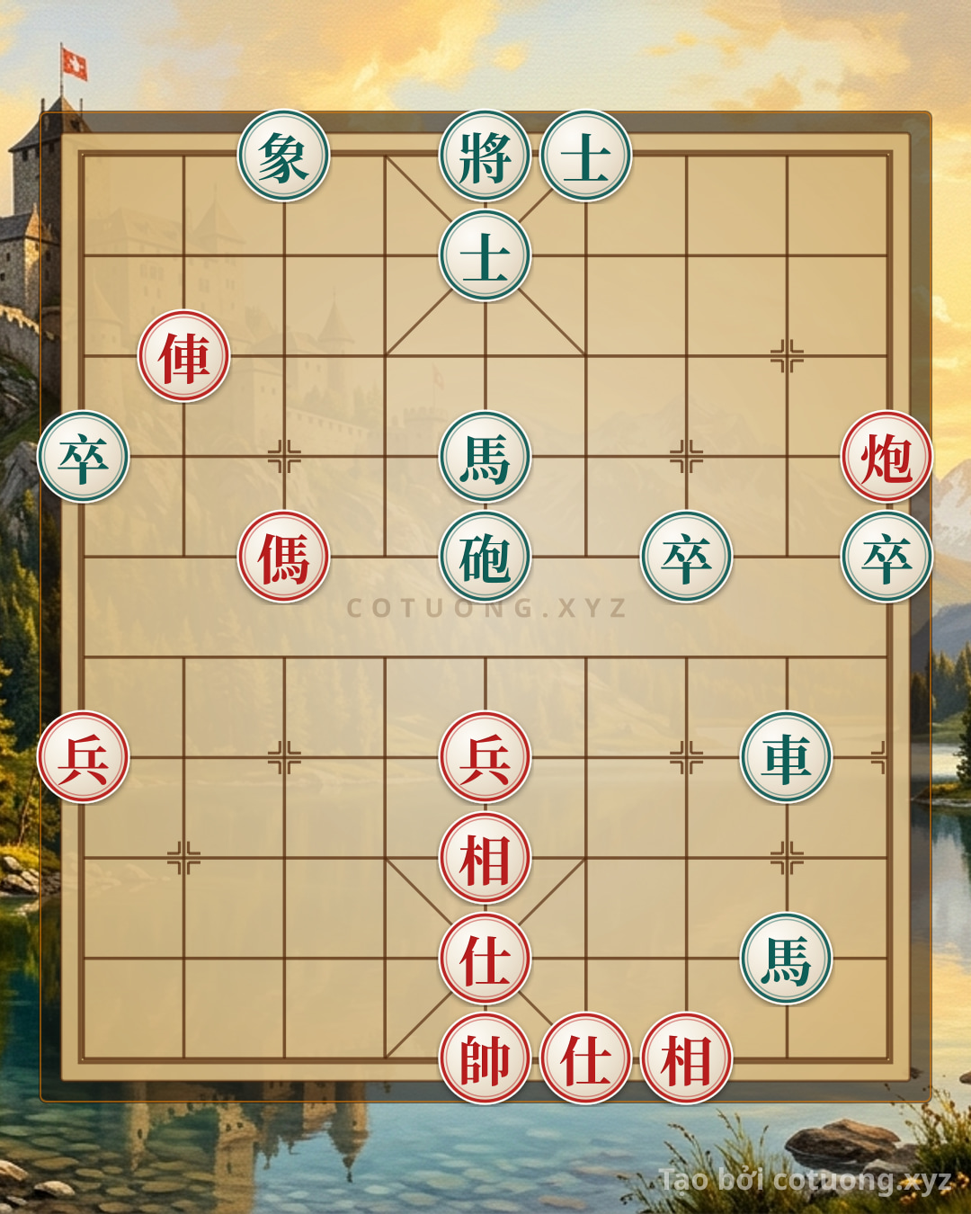 Challenge: Xiangqi: The Secret to Defending Against the Red's 'Holy' Rook - Can you solve it?
