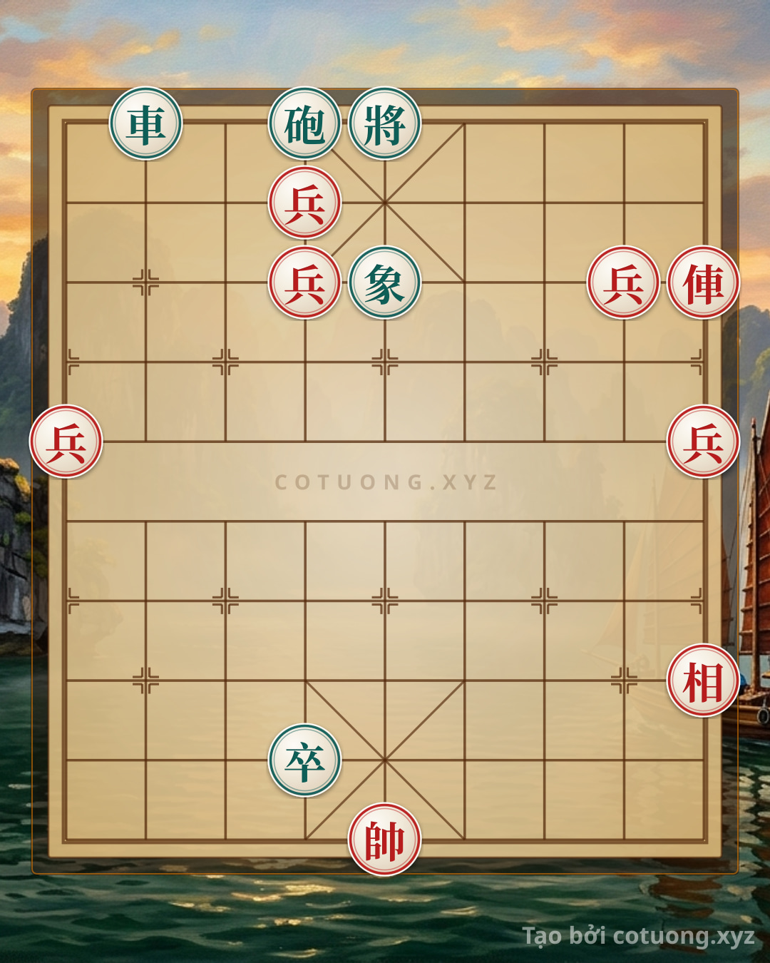 Challenge: Red General's Bộc Lộ: The 'Chariot Rush' Strategy That Devastates Black - Can you solve it?