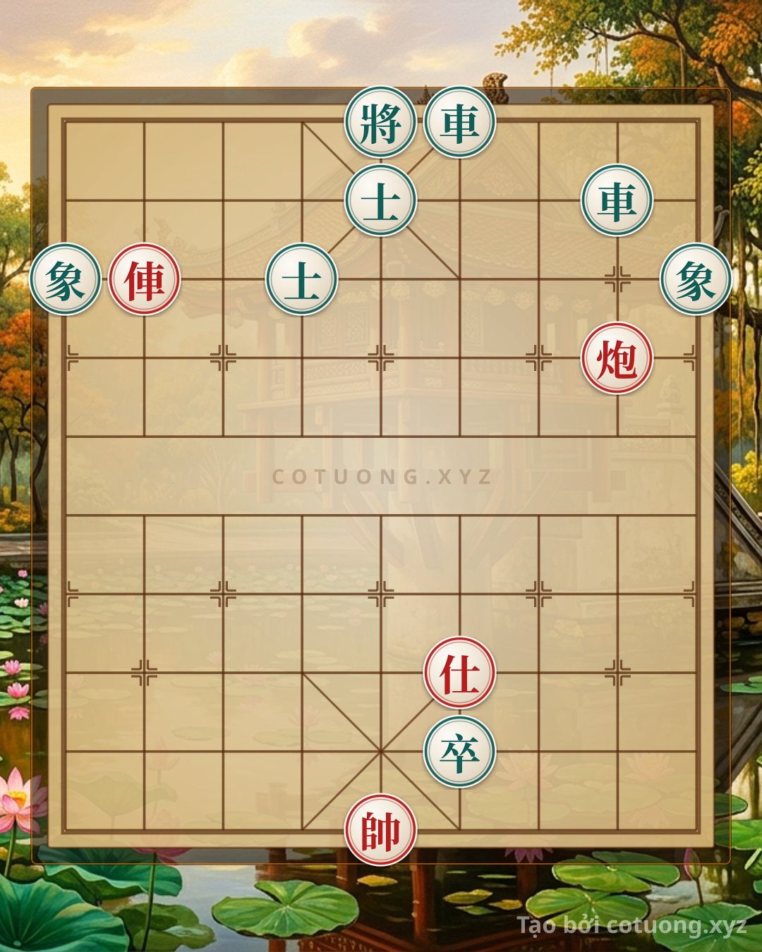 Thử Thách: Xe Đen vs Pháo Đỏ: Bí kíp phòng thủ quyết liệt trong 3 nước đi - Bạn có thể giải được?