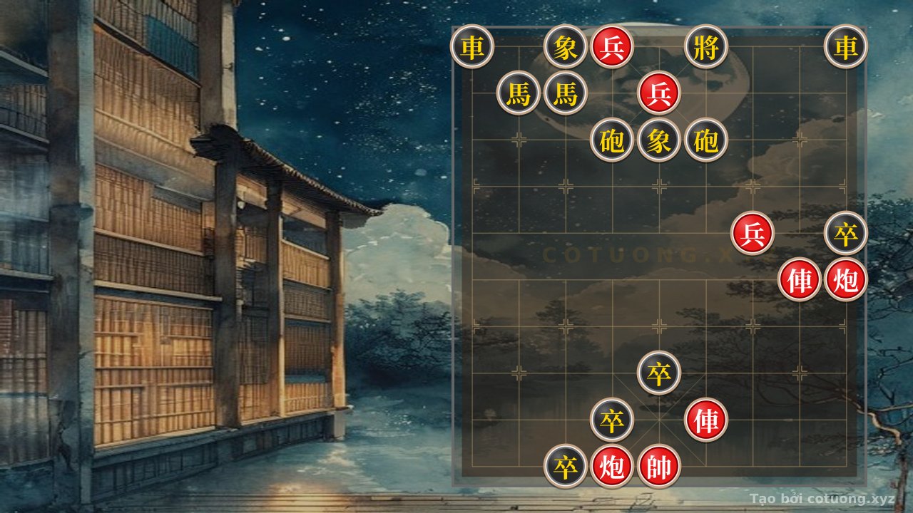 Thế cờ: Red General Chess: Strategy to Break Black's Defense with a Straight Rook on the 5th Rank — Cờ Tướng Online