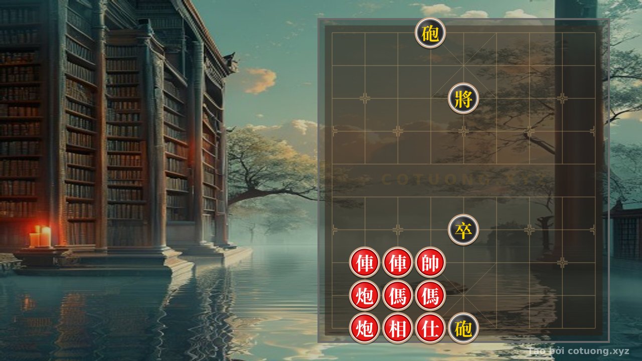 Thế cờ: Dual Knights Breach the Net: 