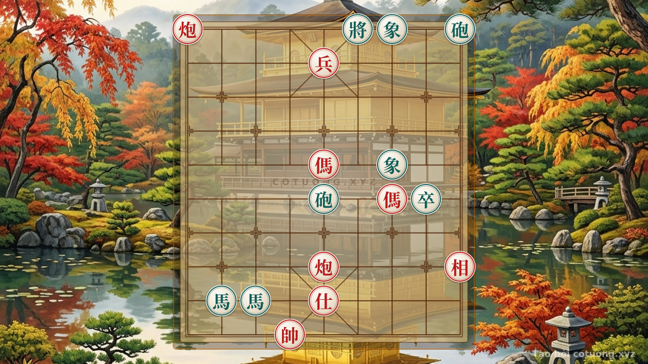Thế cờ: Red General Chess: Tactical Strategies When the Red Cannon is Exposed at 9th Rank, 10th File — Cờ Tướng Online