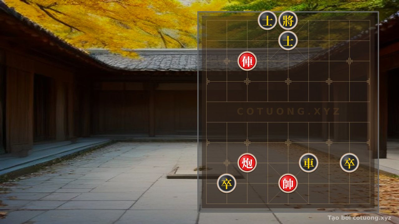 Thế cờ: Hidden General Chess: The Red Chariot's Lone Escape from a Deadly Trap - Masterful Counterattack Tactics — Cờ Tướng Online
