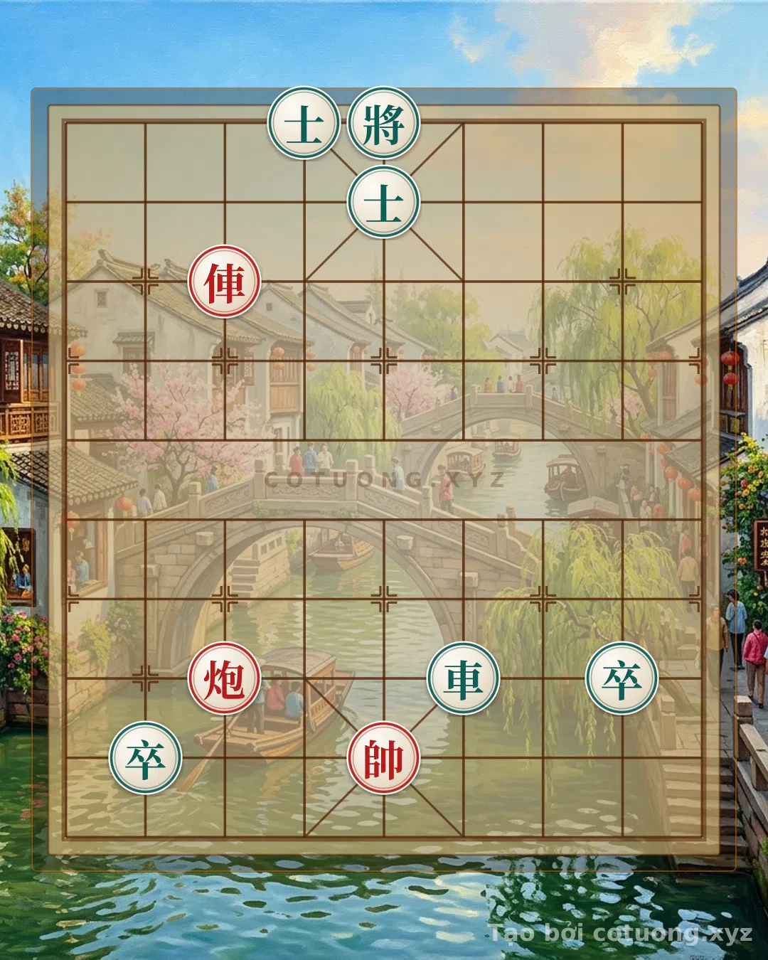 Thử Thách: Cờ Tướng Bí Ẩn: Xe Đỏ Đơn Độc Trước Cạm Bẫy Chết Người - Chiến Thuật Phản Công Tinh Quái - Bạn có thể giải được?