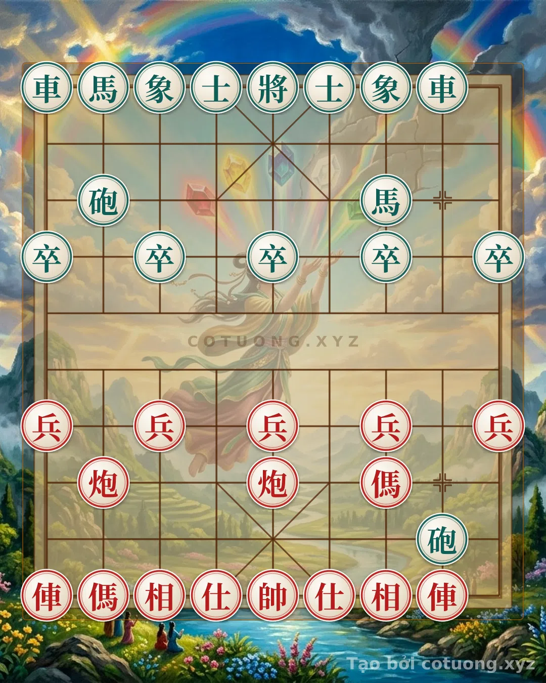 Thử Thách: Thế Cờ Đỏ Đầu Tiến: 