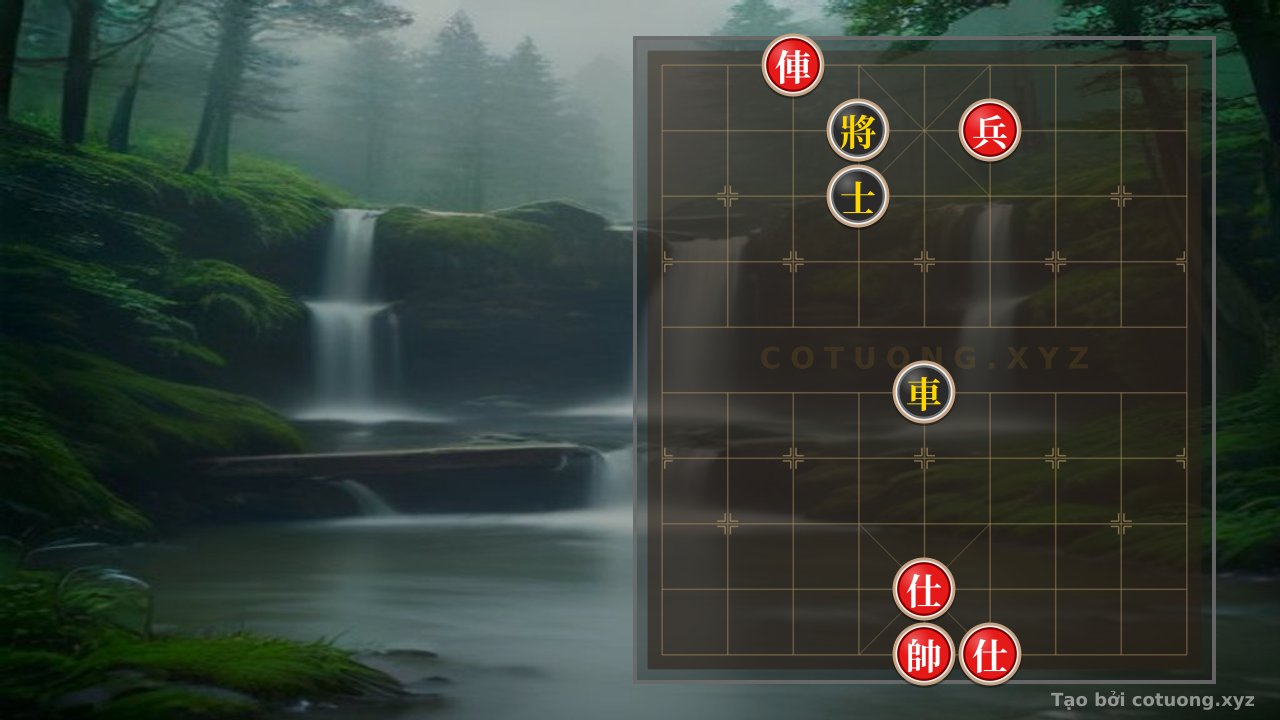 Thế cờ: The God Trap in Xiangqi: Red's Rook and Two Advisors vs. Black's Rook and Advisor - The Ultimate AI Master Strategy to Defeat the Super Hard Machine — Cờ Tướng Online