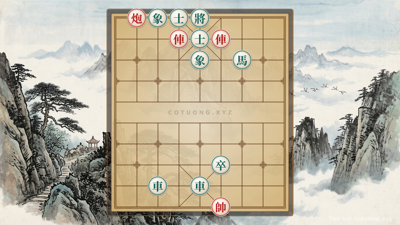 Thế cờ: Red General's Breakthrough: Red Cannon Exposed at 8 and Black Chariot's Attack - Decoding the New Formation — Cờ Tướng Online