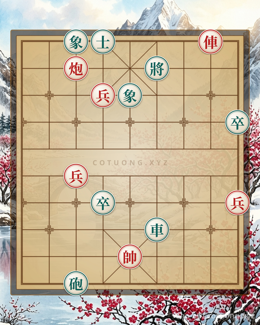 Challenge: Xiangqi: The Art of Luring the Red Chariot and Black Cannon - Learn with a Hidden Chess Master - Can you solve it?