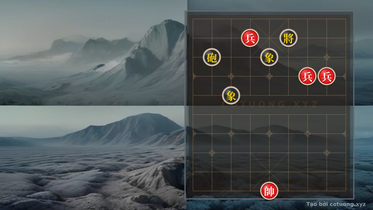 Thế cờ: Red Pawn on File 6: A Strategic Interface Between Peril and Opportunity, the Peak of Xiangqi Tactics — Cờ Tướng Online