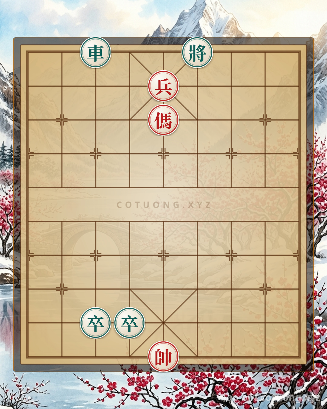 Challenge: The Art of Breaking Through: Black Chariot on File 3 vs Red Horse on File 5 - Mastering the Ultimate Counterattack in Xiangqi - Can you solve it?