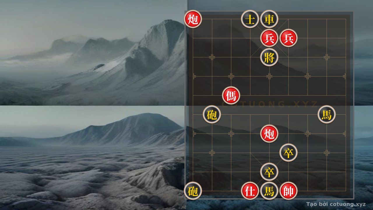 Thế cờ: Red Cannon on File 9, Rank 10: Tactical Strategy to Defeat the Black Chariot in Xiangqi — Cờ Tướng Online